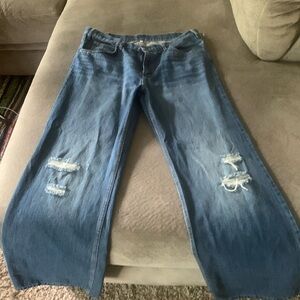 Levi Strauss never worn bell bottom jeans